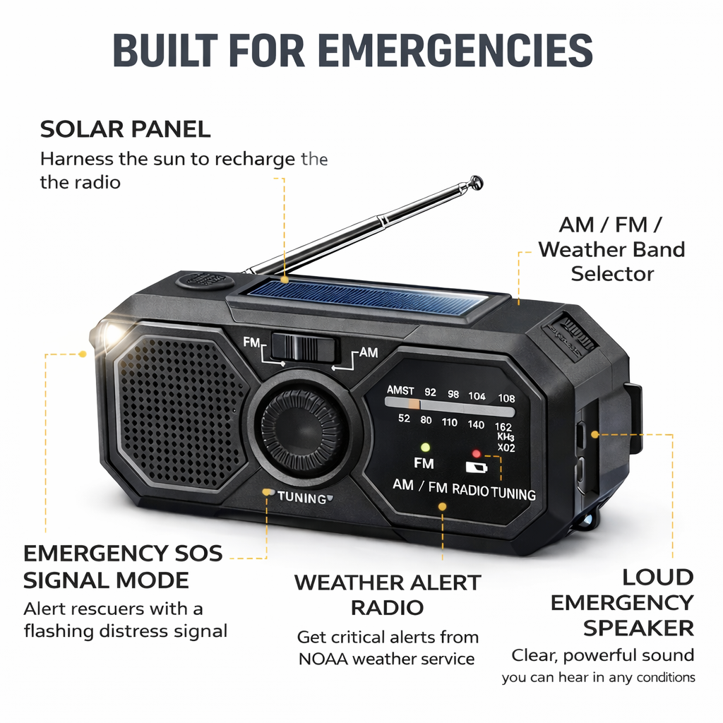 Urban Shield StormGuard™ Emergency Radio