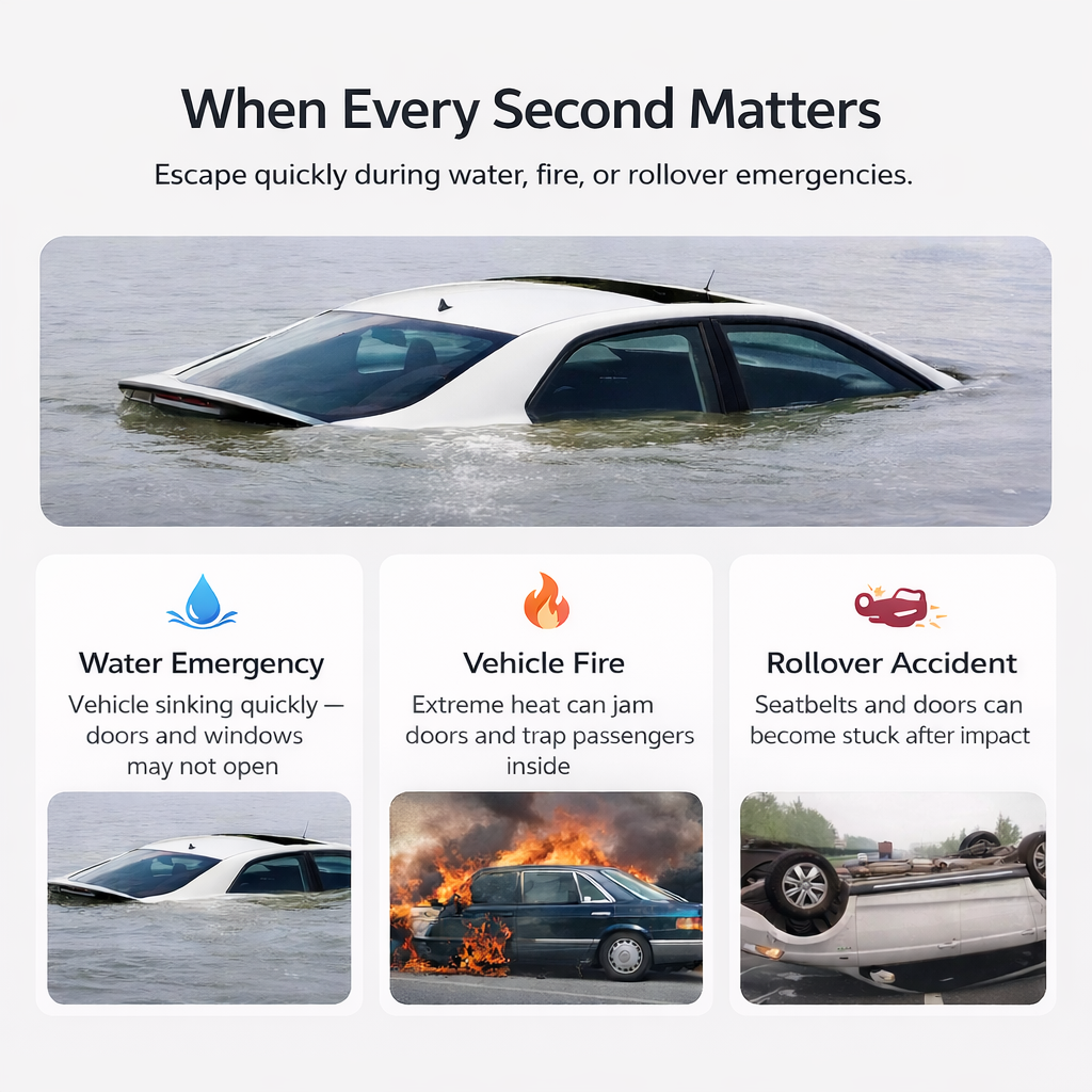 Urban Shield EscapeStrike™ Car Safety Tool