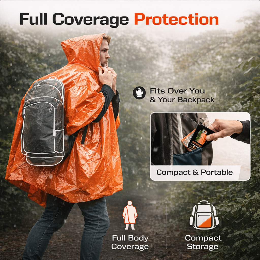 Urban Shield StormShield™ Emergency Poncho