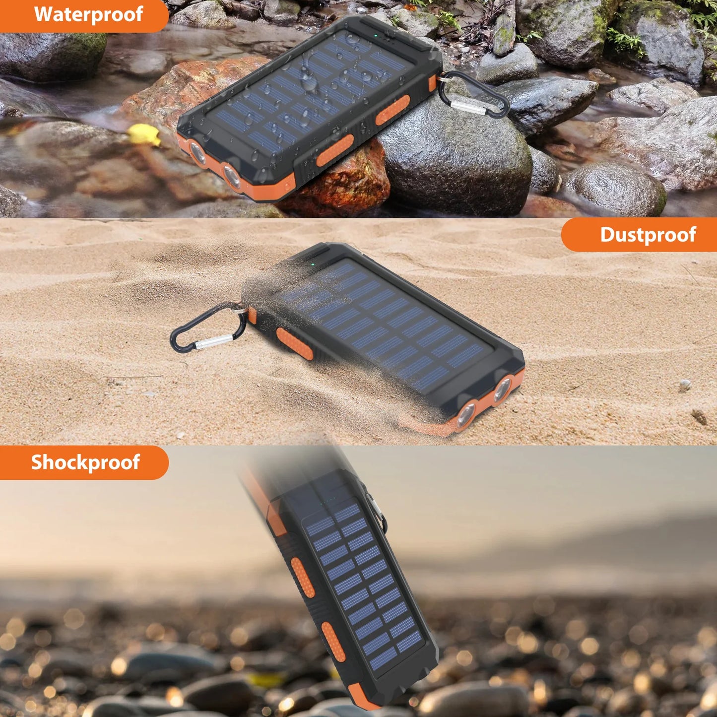 Urban Shield SolarGuard™ Emergency Power Bank