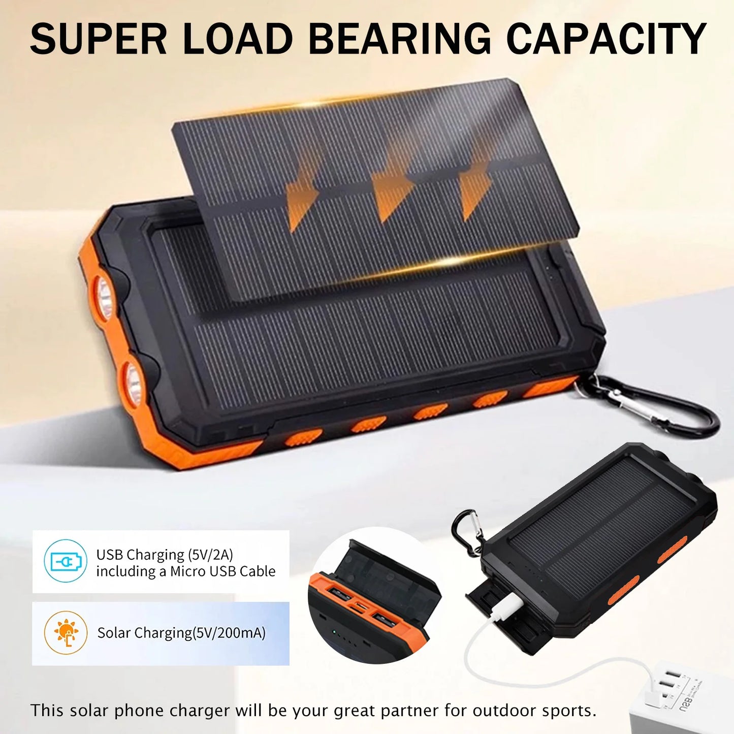 Urban Shield SolarGuard™ Emergency Power Bank