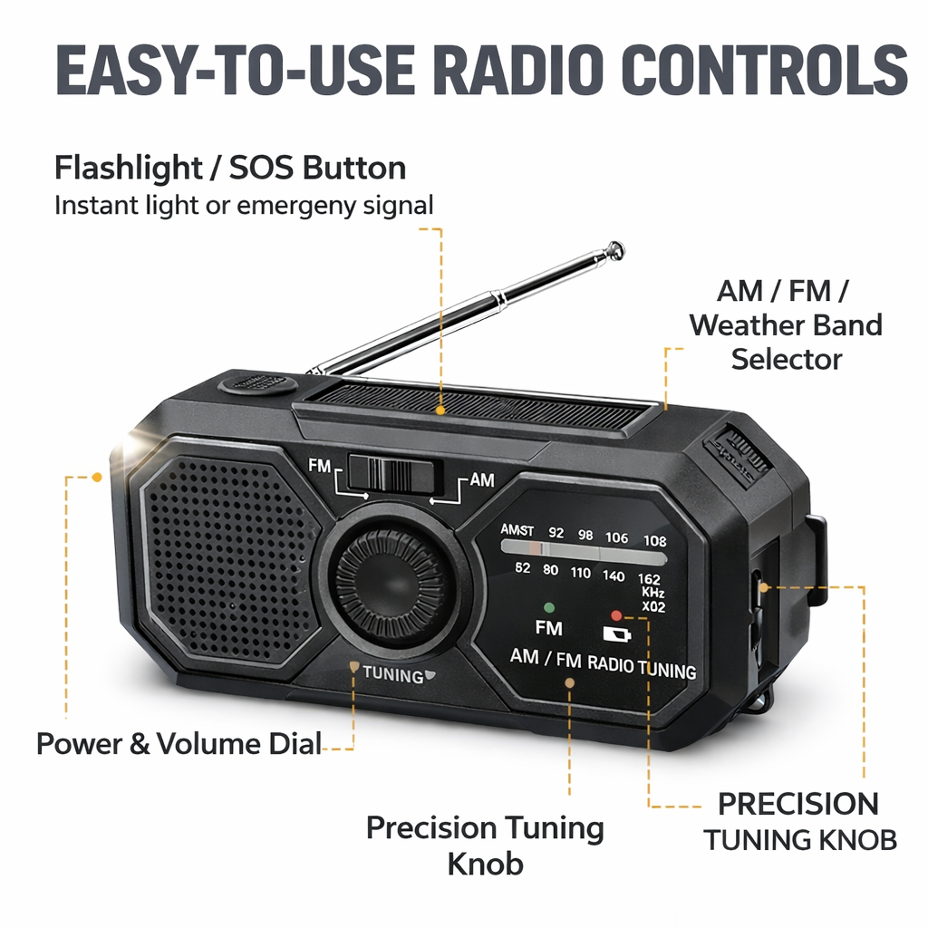 Urban Shield StormGuard™ Emergency Radio